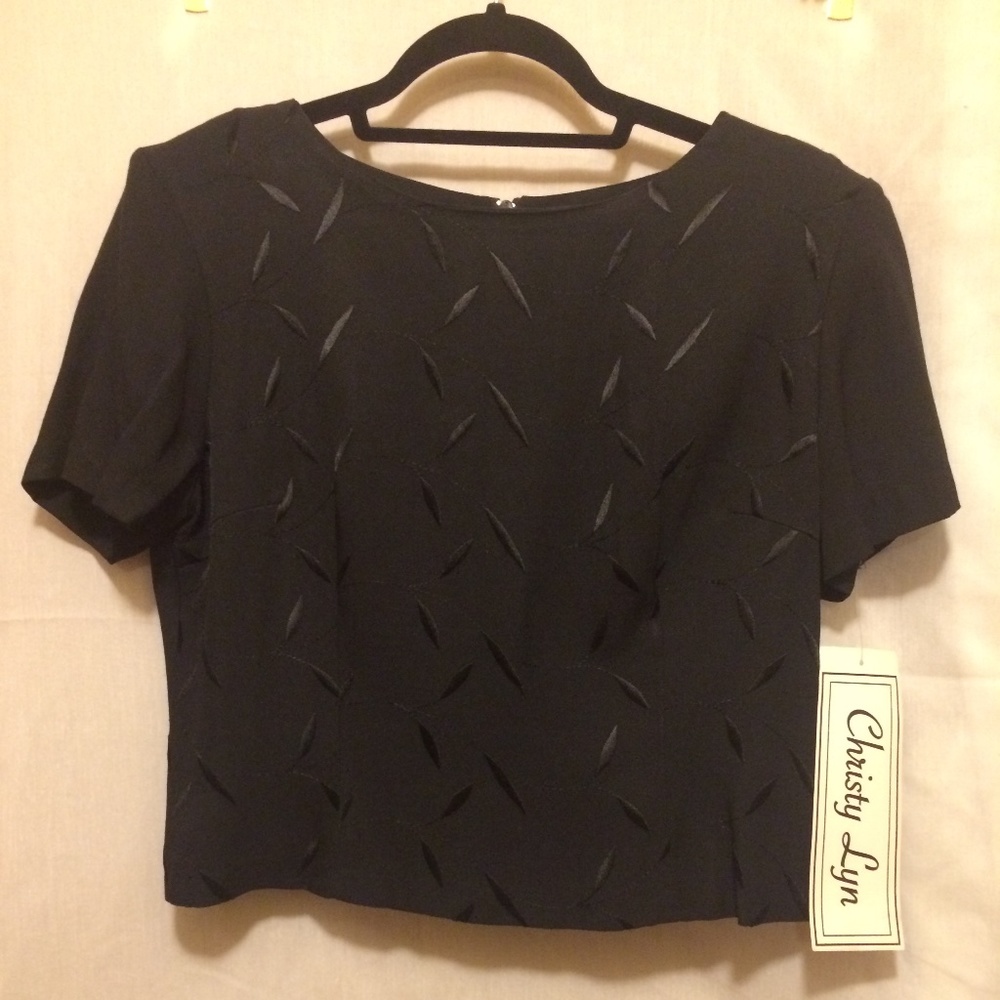 Christy Lyn Black Blouse